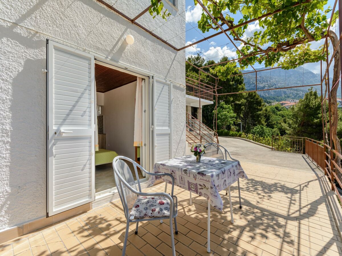 Apartment Rooms Sani - Double Room with Terrace and Sea View (S1)