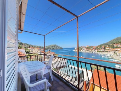 Apartment Apartments Peselj-One Bedroom Apartment with Balcony and Sea View ( 2 ) in Korčula - Apartment