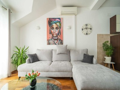 Apartment Apartments Isabora - Comfort Three-Bedroom Apartment with Balcony and Sea View (Second Floor) - Outdoor photo 34