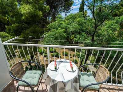 Apartment Apartment & Rooms Papa - Premium Double or Twin Room with Balcony and Partial Sea View (Soba 2) - Outdoor photo 10