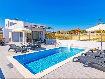 Holiday house Villa Premium Beach 4 - Video available | Pool, beach location & sea view - in Rethymnon Plantanes - Holiday house