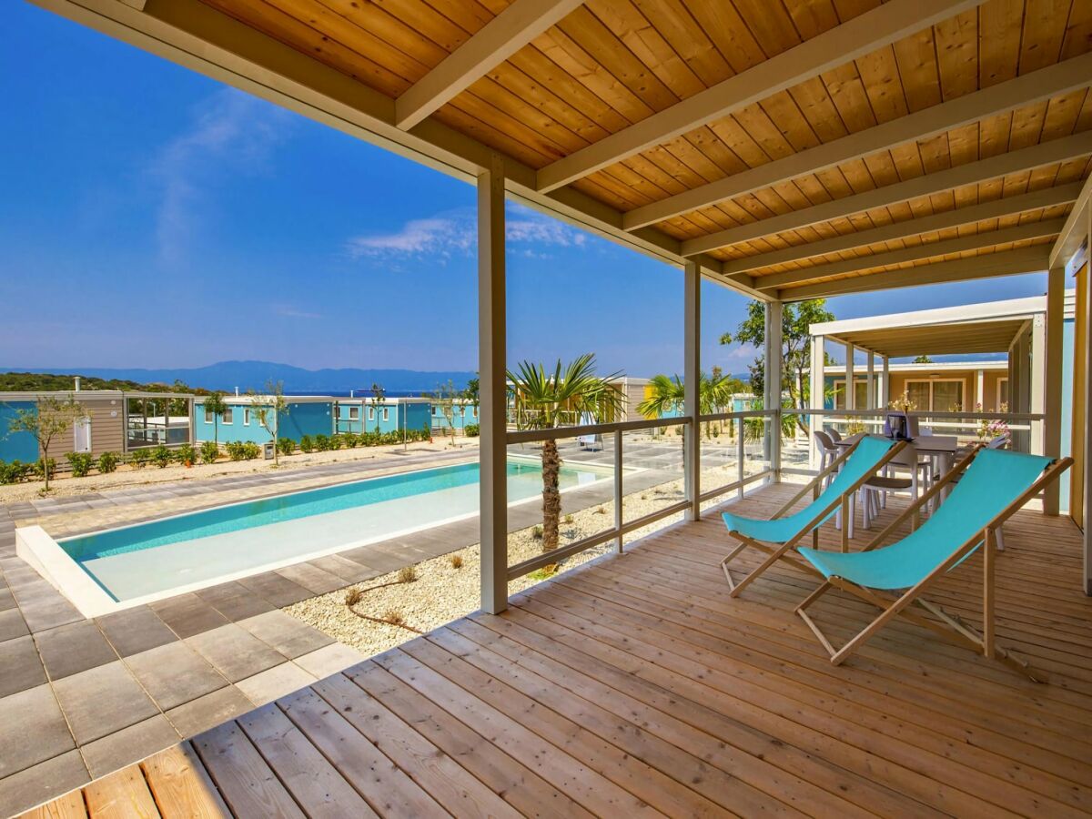Holiday park Mobile Home Omisalj with Seaview at Beach