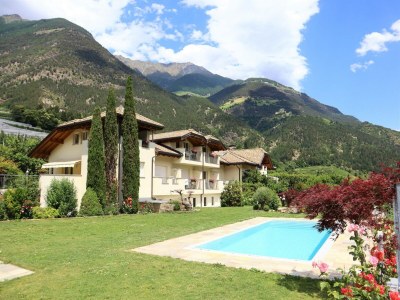 Apartment Wohnung in Goldrain mit Pool und Bergblick - Outdoor photo 23
