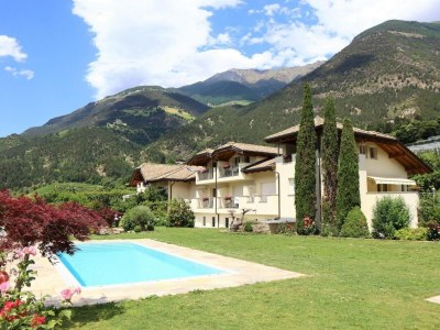 Apartment Wohnung in Goldrain mit Pool und Bergblick - Outdoor photo 30