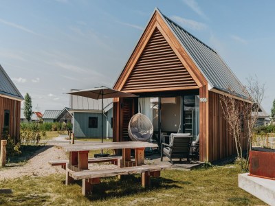 Holiday park Tiny House in Zeeland near Nieuwvliet Beach in Nieuwvliet - Holiday park