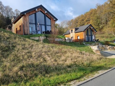 Bungalow Shared pool and sauna, Mistelgau-Obernsees in Franconian Switzerland - Bungalow