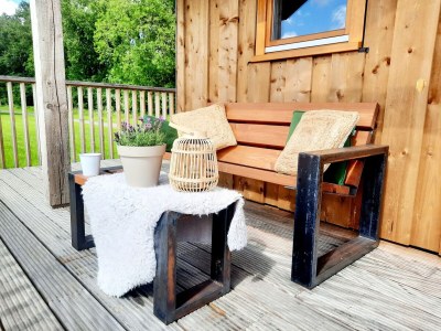Holiday park Lodge in Drenthe mit schöner Veranda - Outdoor photo 9