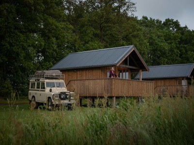 Holiday park Lodges in Drenthe with Scenic Meadow Views - Outdoor photo 12
