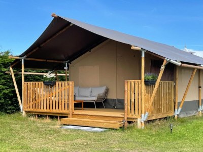 Holiday house Safari Tent in Netherlands near Dunes & Sea in Ameland - Holiday house