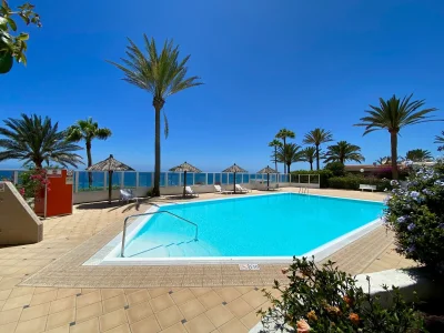 Apartment with terrace, sea view, and heated pool in San Agustin - Apartment