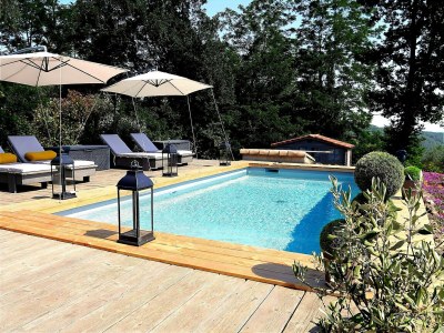 Holiday house Magnificent cottage in Payzac with pool ! in Payzac (Ardèche) - Holiday house