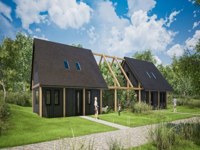 Holiday park Modern Retreat Near Beach in Nieuwvliet - Holiday park