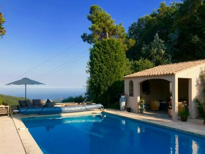 Villa Luxuriöse Villa in Tanneron mit privatem Pool - Outdoor photo 10