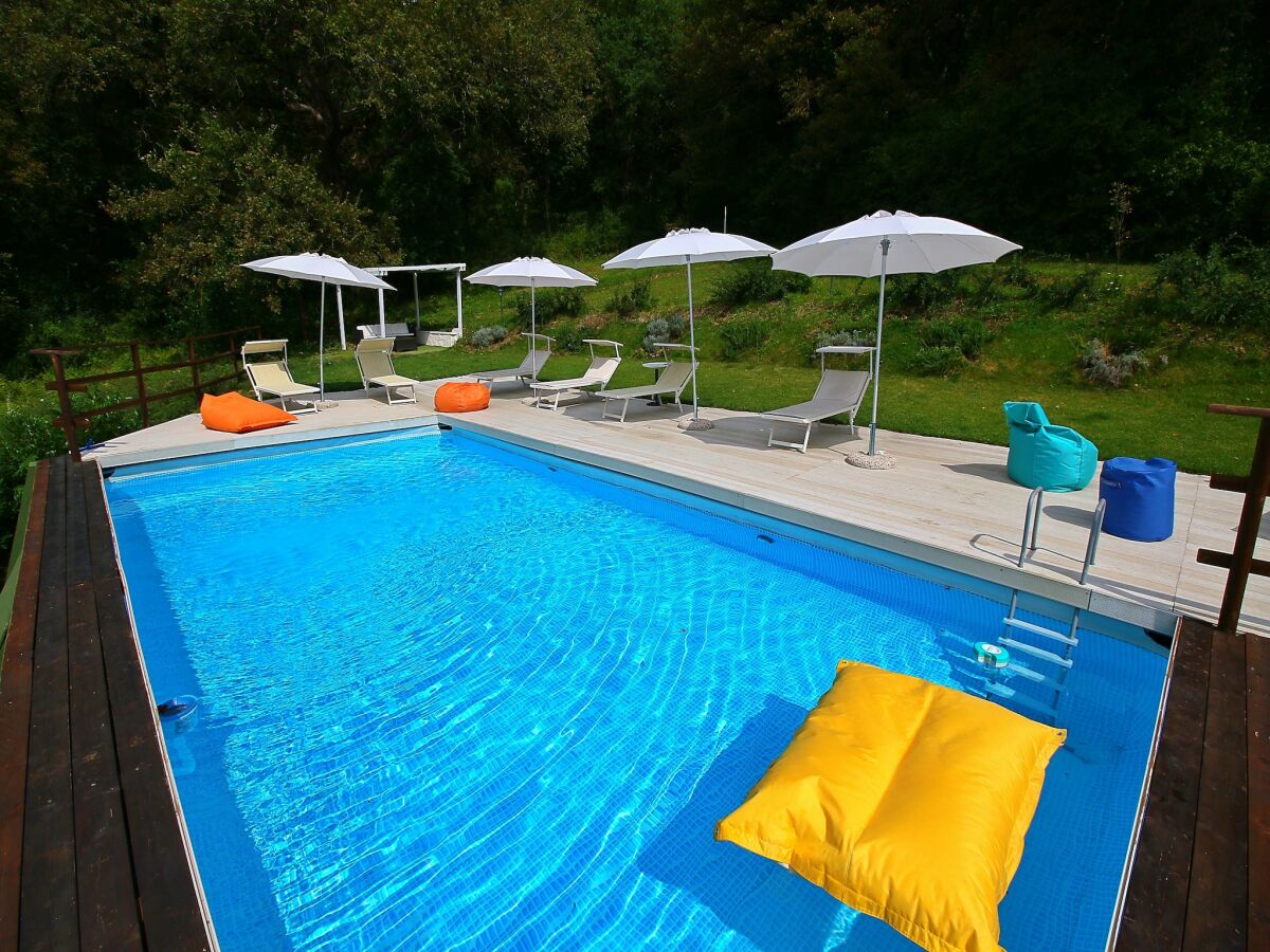 Villa Geräumige Villa in Fabriano mit Swimmingpool - Outdoor photo 5