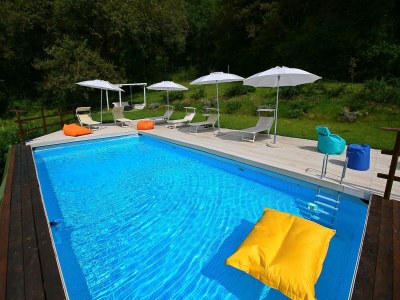 Villa Geräumige Villa in Fabriano mit Swimmingpool - Outdoor photo 5
