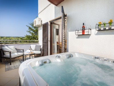 Holiday apartment Luxe Marceta 8 with Jacuzzi and Pool in Valbandon - Holiday apartment