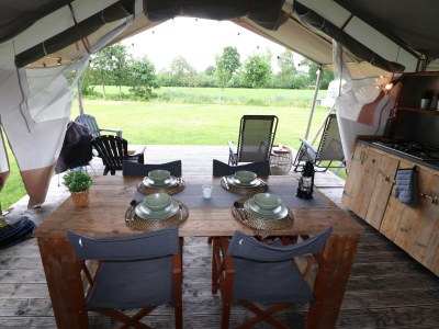 Holiday house Safari-Zelt in Friesland Natur Nähe - Outdoor photo 11