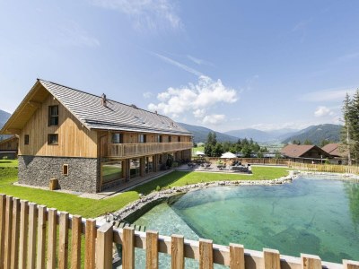 Chalet Nice chalet in Wölting with natural swimming pond - Outdoor photo 3