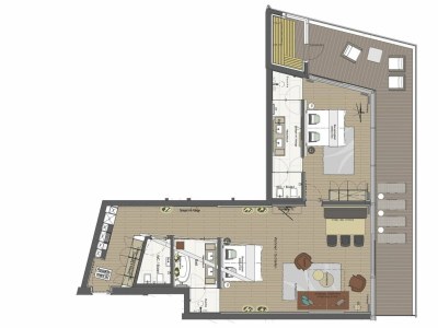 Apartment Apartment in Kaltenbach with Ski-In Access - Outdoor photo 28