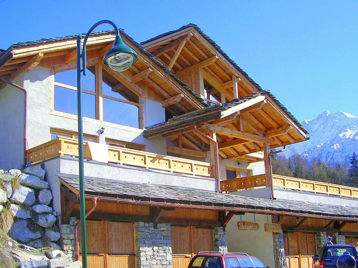 Chalet Peisey Chalet mit Balkonblick