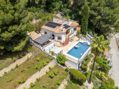 Villa Villa Vista in Alcalali mit Pool und Aussicht in Denia Region - Villa