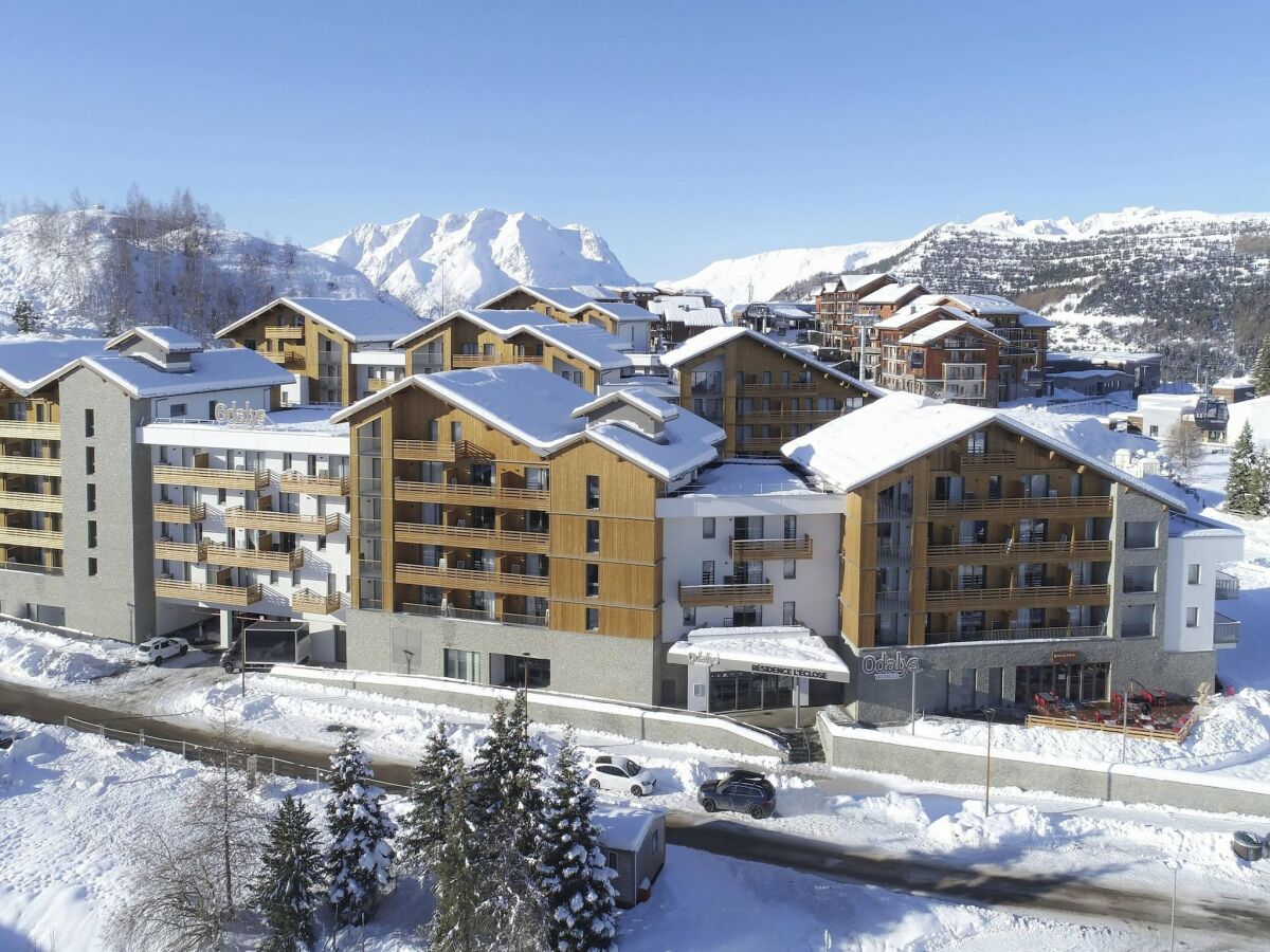Holiday park Wohnung in L'Éclose mit Bergblick