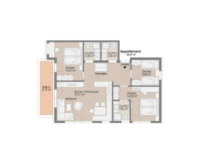 Apartment Lux Appartement - Features photo 7