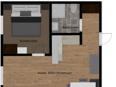 Apartment FEWO 2-4 Pers./1 Schlafraum/Dusche, WC/ 3+4 - Features photo 22