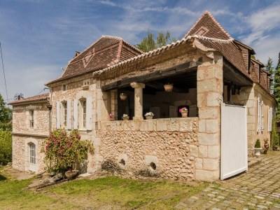 Cottage Villa in Sourzac mit privatem Pool - Outdoor photo 9