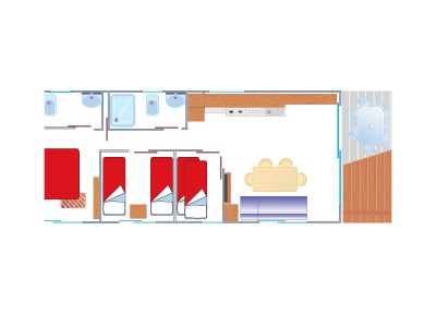 Mobile home Maxi Caravan Gold Bellevue Beach - Document photo 12