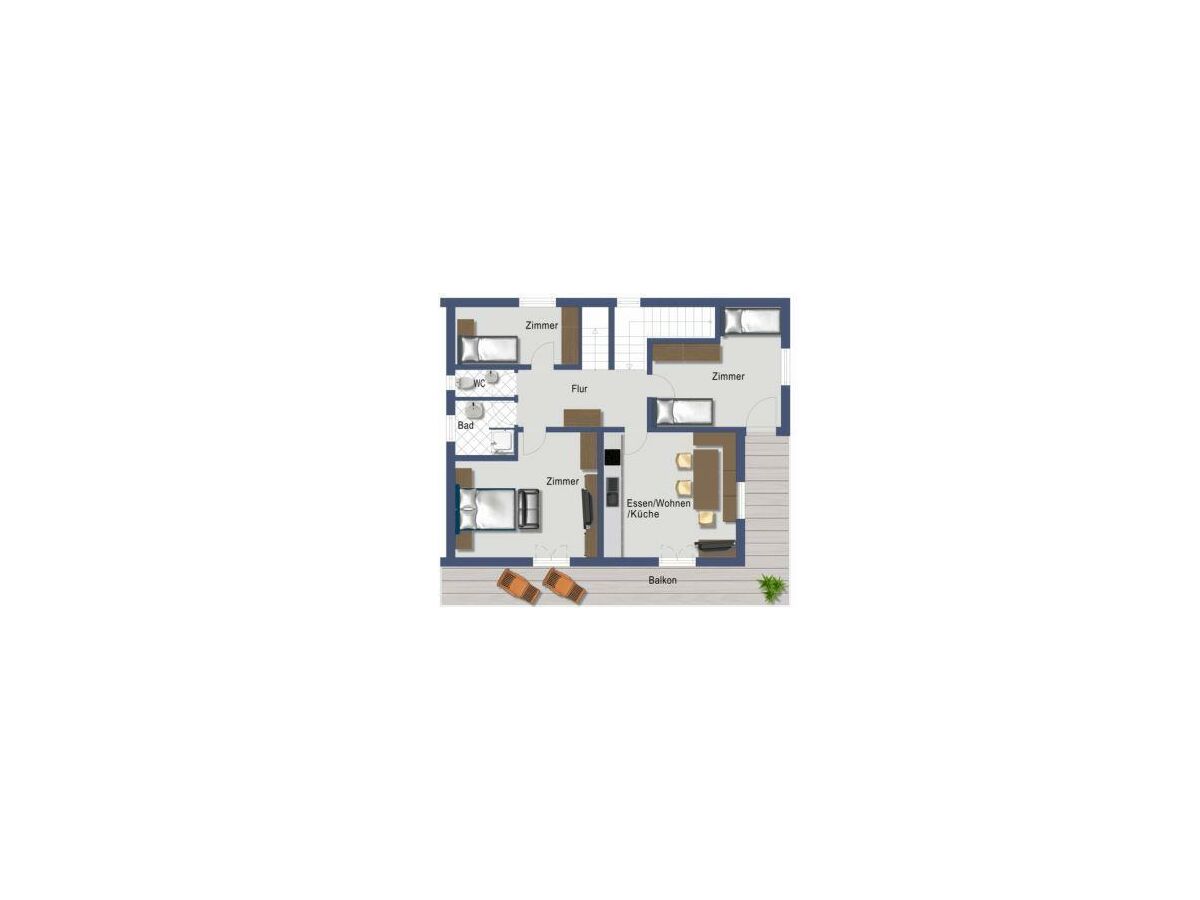 Apartment Haus für 20 Pers., 7 Schlafzimmer, 3xDU, 3xsep.WC - Outdoor photo 2