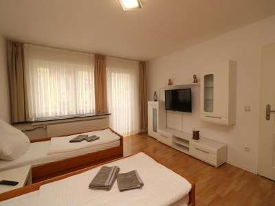 Apartment Stilvolles Apartment in Essen mit Balkon und Blick auf die Stadt - Features photo 13