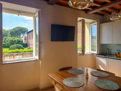 Holiday apartment Lucca Casa Belle - Dream apartment with a view of Museo Guinigi in Lucca - Holiday apartment