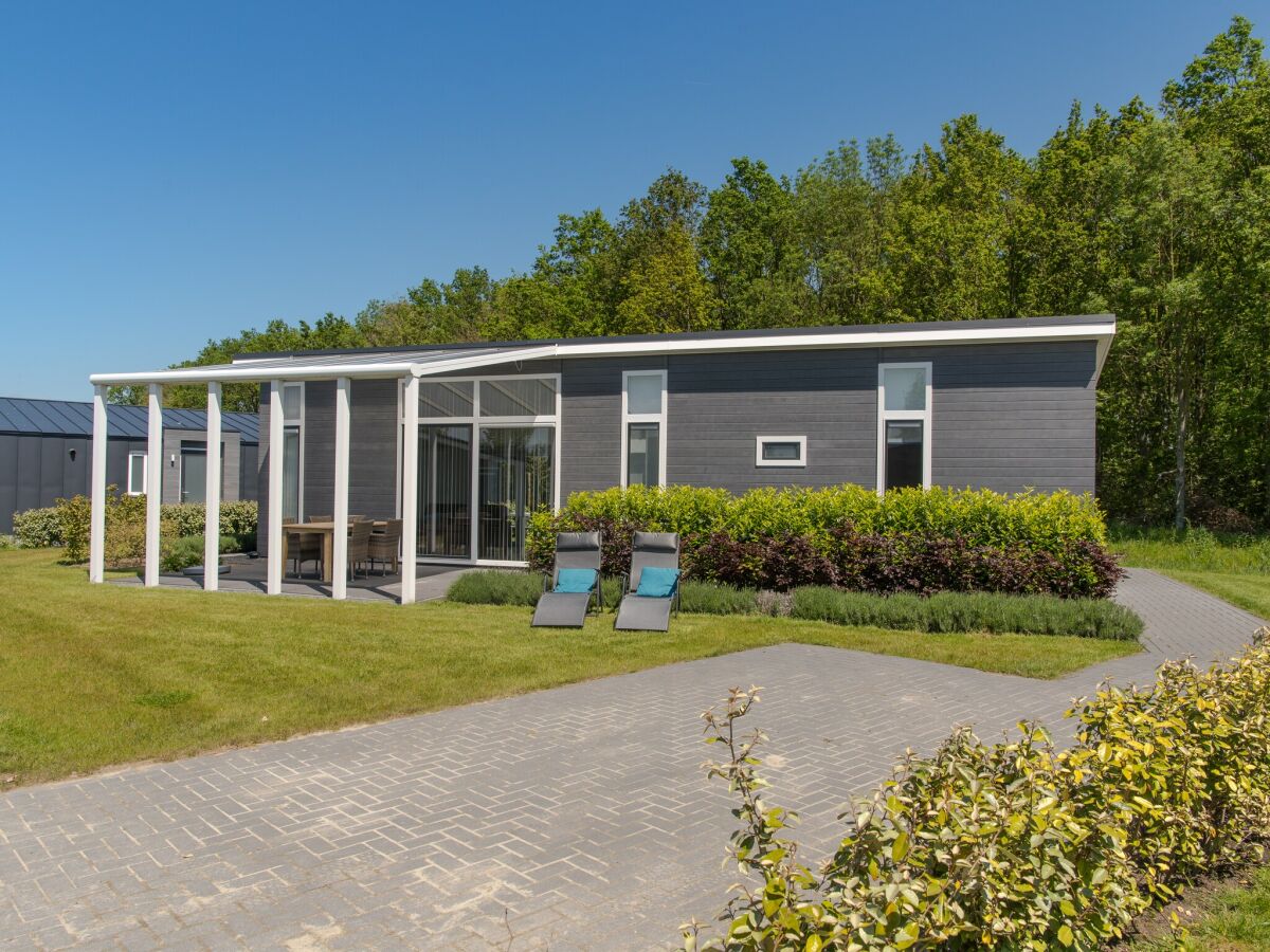 Holiday park Modern Chalet by Forest in Zeeland - Outdoor photo 5