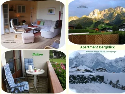 Apartment Apartment"Bergblick"/1 Schlafraum/Dusche, WC Nr. 2 in Abtenau - Apartment
