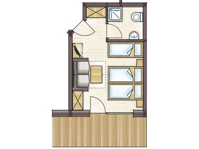Holiday room Doppelzimmer mit Frühstück - Features photo 12