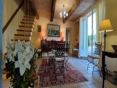 Holiday house Geräumiges Ferienhaus mit privatem Pool und Park - Features photo 26