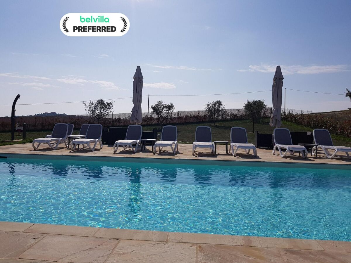 Apartment Bauernhaus in Marche mit Pool am Meer