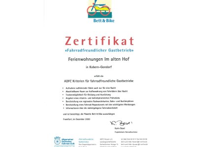 Apartment "Im alten Hof" - Document photo 27