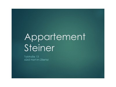 Apartment Appartement Steiner - Outdoor photo 12