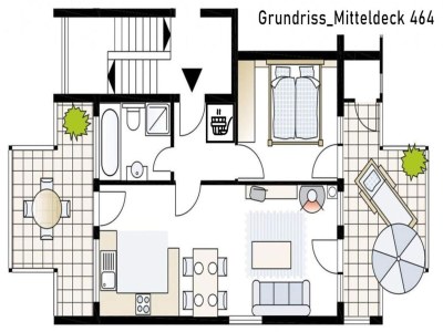 Apartment Appartement im Ferienpark in Rechlin - Document photo 33