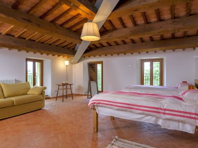 Holiday house Fitnessraum und Panoramablick; Bauernhaus - Features photo 19