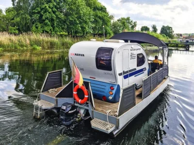 House boat Hausboot auf der Peene, Demmin in Demmin - House boat