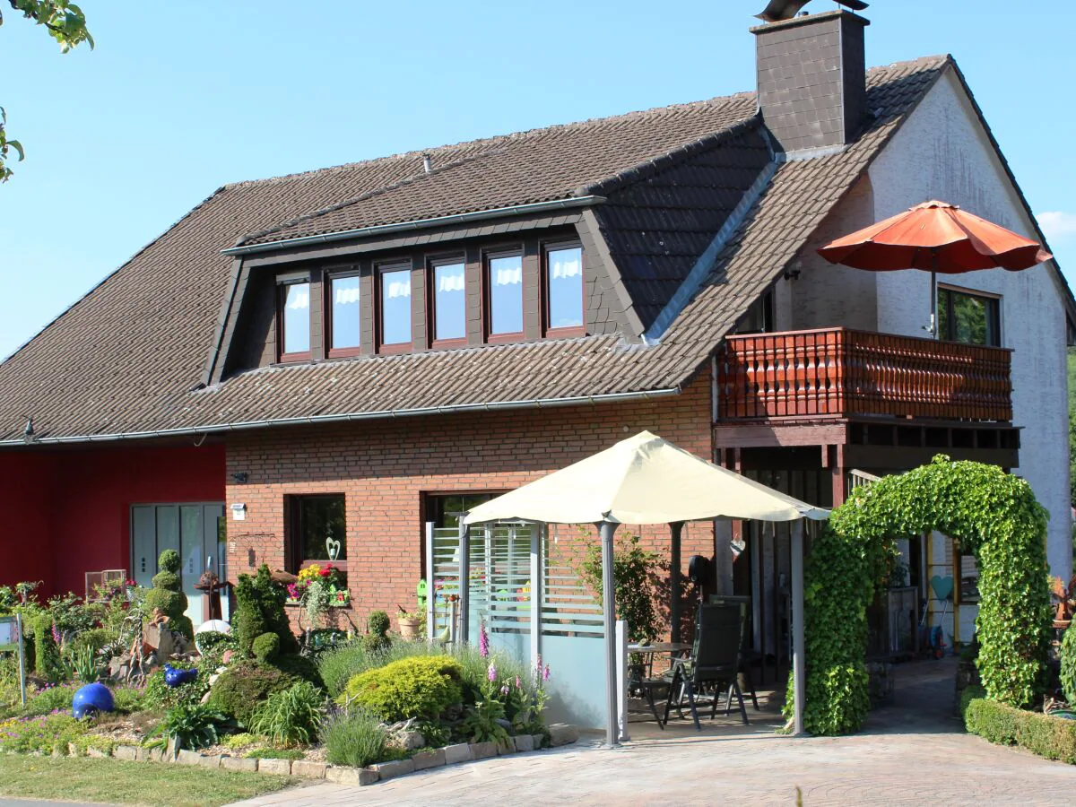 Holiday apartment Haus Heidegarten balcony