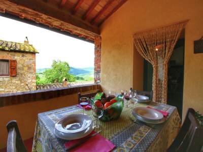 Farmhouse Cottage in Tuscany with patio in Val d'Orcia - Farmhouse
