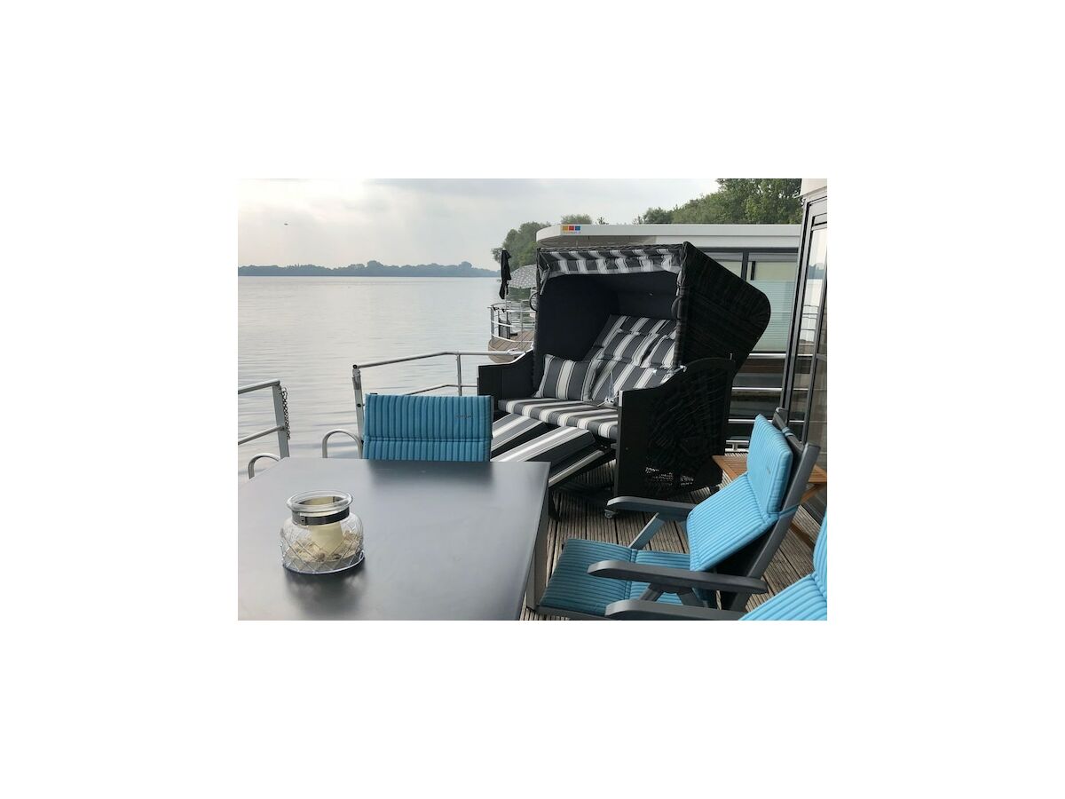 House boat Hausboot am Xantener Nordsee