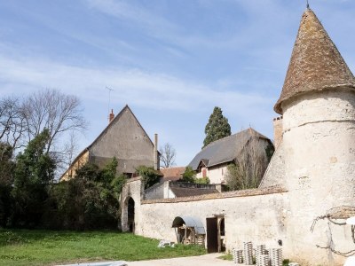 Castle Schönes Schloss in Le Veurdre mit privatem Pool - Outdoor photo 8