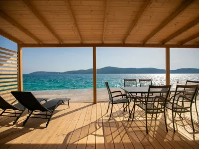 Mobile home Resort Deluxe Mobile Home (6+1) Beachfront in Šibenik - Mobile home