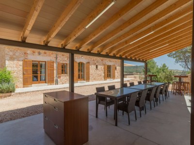 Holiday house Sa Tanca in Sant Joan mit Infinity Pool - Outdoor photo 10