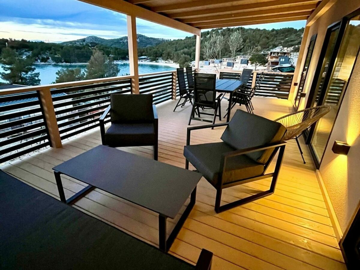 caravan Two Bedroom Mobile Home with Terrace and Sea View